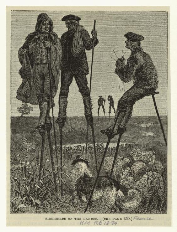 Shepherds of Landes France 1879
